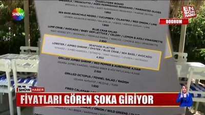 Bodrum'da fiyatlar dudak uçuklatıyor