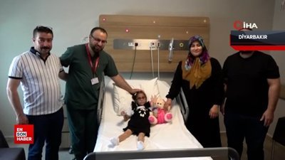 7 yaşındaki Hilal, milyonda bir görülen hastalığı atlattı