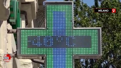 Milano’da 1763 yılından bu yana en yüksek sıcaklık