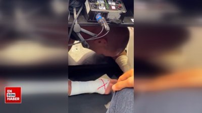 Amerikan güreşlerinde yapılan bir hile böyle görüntülendi