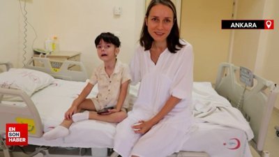 Solunum cihazına bağlı yaşayan 5 yaşındaki Çınar artık konuşuyor