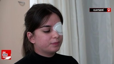 Kayseri'de kornea nakli ile sağlığına kavuştu