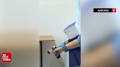 İnme geçiren hastalarda kısmi felç, yerli robotik kol ile tedavi ediliyor