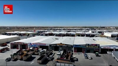 Aksaray'da kentsel dönüşüm kapsamında yeniden inşa edilen iş yerleri