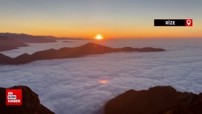 Kaçkar Dağları'nda iki mevsim bir arada