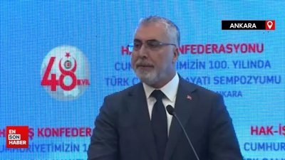 Vedat Işıkhan: Çalışma hayatında Türkiye Yüzyılı'nı birlikte inşa edeceğiz