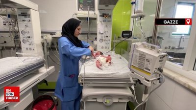 İsrail'in Gazze'ye saldırısında ölen annenin karnındaki bebek kurtarıldı