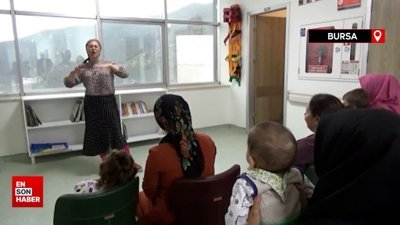 Bursa'da çocuklar masallar eşliğinde tedavi oluyor