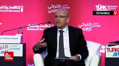 Mehmet Şimşek, Türk-Arap Ekonomi Forumu'nda ikili yatırımların nasıl geliştirileceğini sorguladı