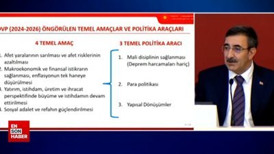 Cevdet Yılmaz: Enflasyonda tek haneli rakamlar 2026’da görülecek