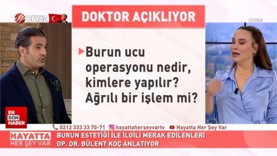 Burun ucu operasyonu nedir - Nur Viral'le Hayatta Her Şey Var