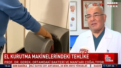 Uzmanı uyardı: El kurutma makineleri tehlike saçıyor