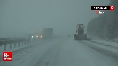 Ardahan'da yollar kapandı