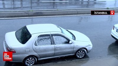 İstanbul Sultangazi'de kar yağışı etkili oldu
