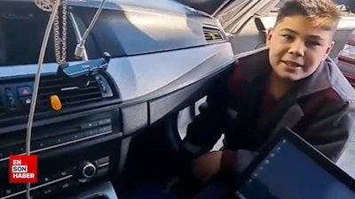 Sanayide çalışan küçük çocuk öğretmenlere seslendi