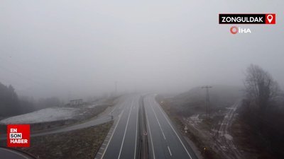 Zonguldak’ta yüksek kesimlere kar yağdı