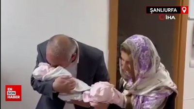 Şanlıurfa'da 32 yıl sonra gelen ikiz mutluluk