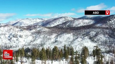 ABD'de Tahoe Gölü doğa tutkunları ile kayakseverlerin akınına uğruyor