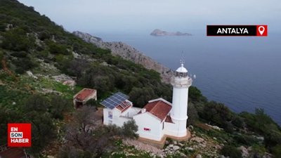 Antalya'daki Gelidonya Feneri havadan görüntülendi