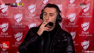 Canlı yayında olduğunu unutup sigara içen spiker gündem oldu