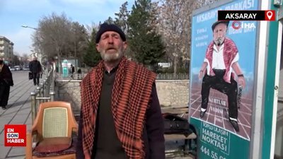 Aksaray’da kurt gibi uluyup otobüs seferlerini yönlendiriyor