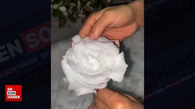 Kardan gül yapımı