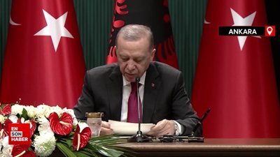 Cumhurbaşkanı Erdoğan: Arnavutluk ile ticaret hedefimiz 2 milyar dolar