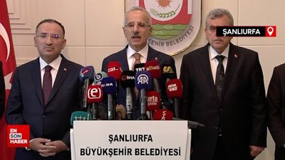 Uraloğlu: Şanlıurfa’nın ulaşım ve iletişim altyapısı için 58 milyar lira yatırım yaptık