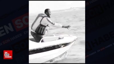 Balık yerine telefonunu atan adam