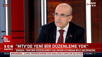 Bakan Mehmet Şimşek: Vatandaş bizden tasarruf istiyor