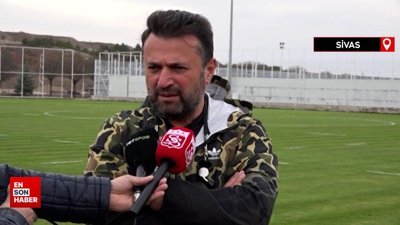 Sivasspor Teknik Direktörü Uygun, taraftardan destek istedi