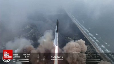 İnsanları Mars'a götürecek Starship, 3. uçuş denemesini yaptı