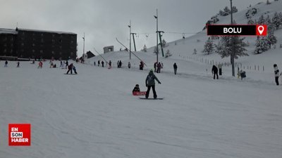 450 bin tatilcinin geldiği Kartalkaya’da kayak sezonu kapanıyor