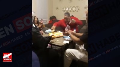 Doğum günü pastasını düşüren sakar kadın