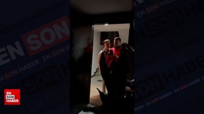 Doğum günü süprizi seranatı hem güldürdü hem korkuttu