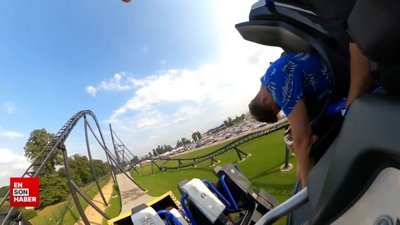 Hız treninde ayılıp bayılan genç kamerada