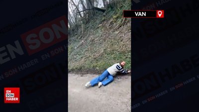 Yokuş aşağı hızını alamayan kadın