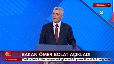 Yeşil mutabakatta danışmanlık giderlerinin yarısı Ticaret Bakanlığı'ndan