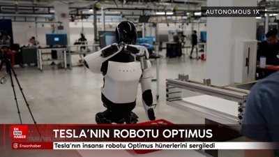 Tesla’nın insansı robotu Optimus hünerlerini sergiledi