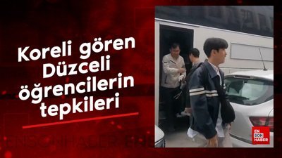 Koreli gören Düzceli öğrencilerin tepkileri