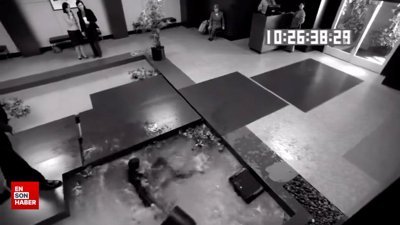 Telefona dalıp suya düşen adam