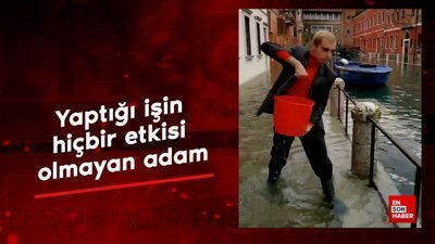 Yaptığı işin hiçbir etkisi olmayan adam