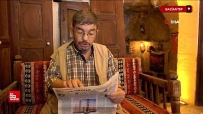 Gaziantep'in 'Terso Kemal'i gazeteleri ters okuyor