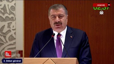 Sağlık Bakanı Koca, Dünya Sağlık Asamblesi 77. Oturumu'nda konuştu