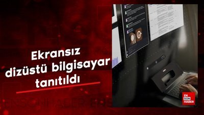 Ekransız dizüstü bilgisayar tanıtıldı