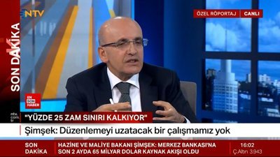 Mehmet Şimşek: Kira düzenlemesini uzatacak bir çalışmamız yok