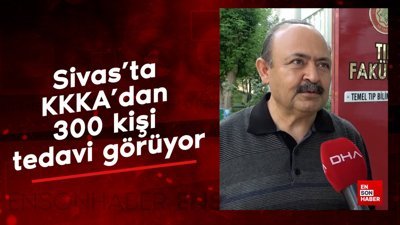 Sivas'ta KKKA'dan 300 kişi tedavi görüyor