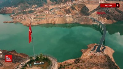 Yusufeli Merkez Viyadüğü trafiğe açıldı