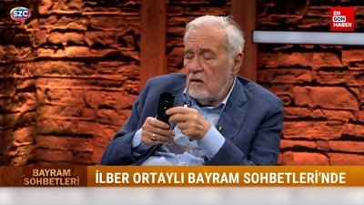 İlber Ortaylı'nın canlı yayında telefon tepkisi