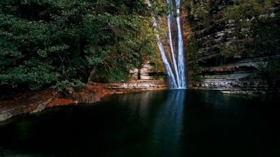 Sinop’ta yer alan Erfelek Tatlıca Şelaleleri ziyaretçilerini bekliyor